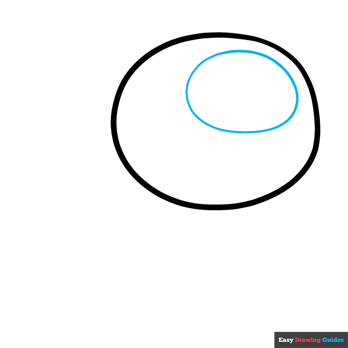 Among Us Mini step-by-step drawing tutorial: step 3