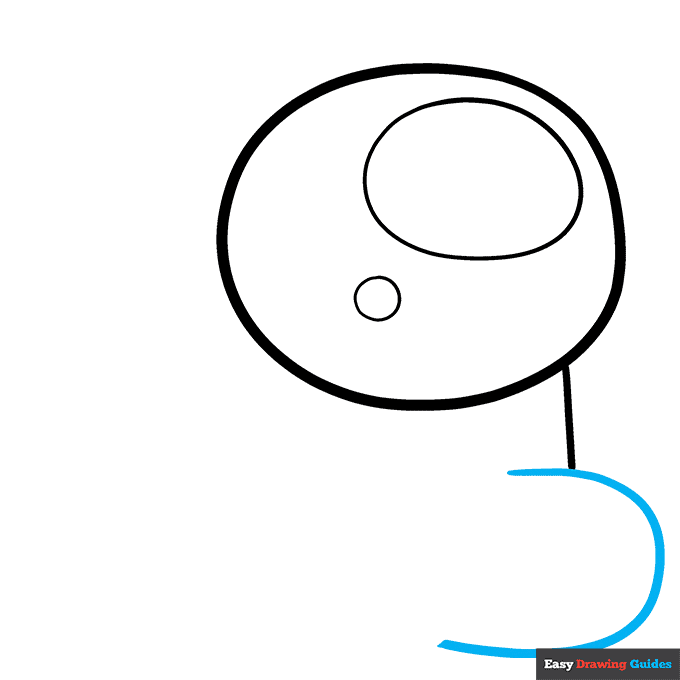 Among Us Mini step-by-step drawing tutorial: step 5