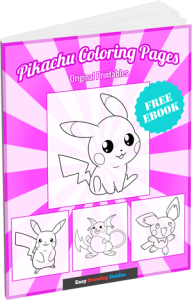 Pikachu Coloring Pages 3D Cover Image
