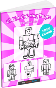 Roblox Coloring Pages 3D Cover Image