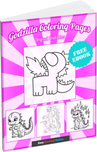 Godzilla Coloring Pages 3D Cover Image