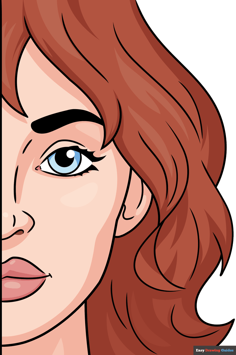 How to Draw a Half Face Featured Image