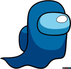 How to Draw an Among Us Ghost Featured Image