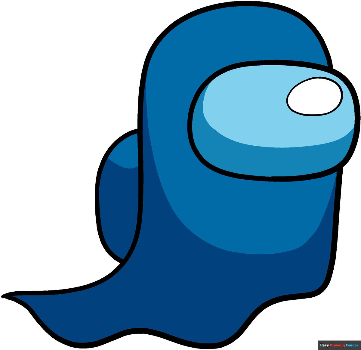 How to Draw an Among Us Ghost Featured Image