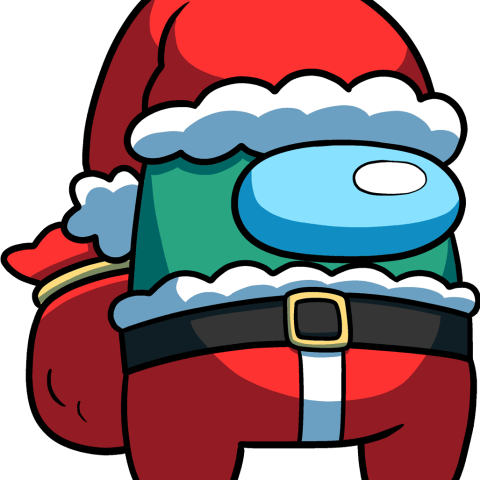 How to Draw an Among Us Santa Featured Image