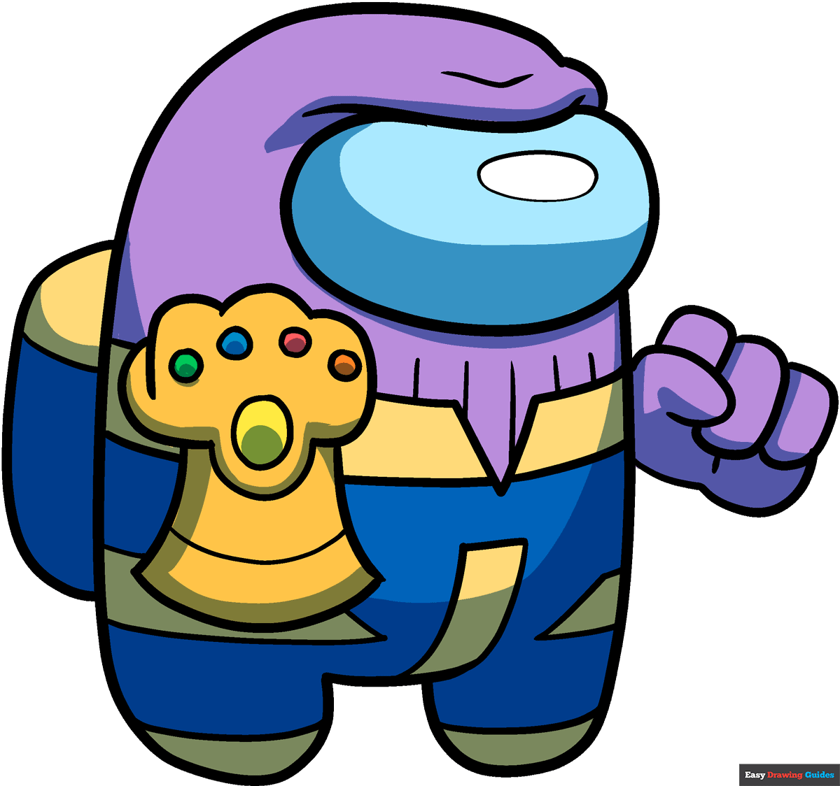 How to Draw an Among Us Thanos Imposter Featured Image