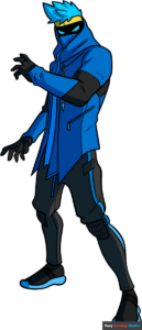 How to Draw Ninja from Fortnite Featured Image