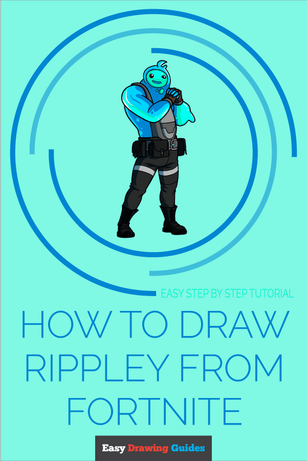 How to Draw Rippley from Fortnite Pinterest Image