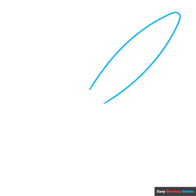 Paintbrush step-by-step drawing tutorial: step 1