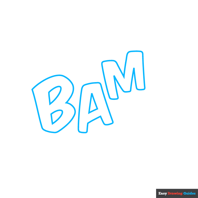 Pop Art step-by-step drawing tutorial: step 1