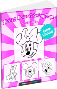 Mickey Mouse Coloring Pages 3D Cover Image