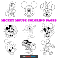 Free Mickey Mouse Coloring Pages for Kids - 14 Printable Sheets