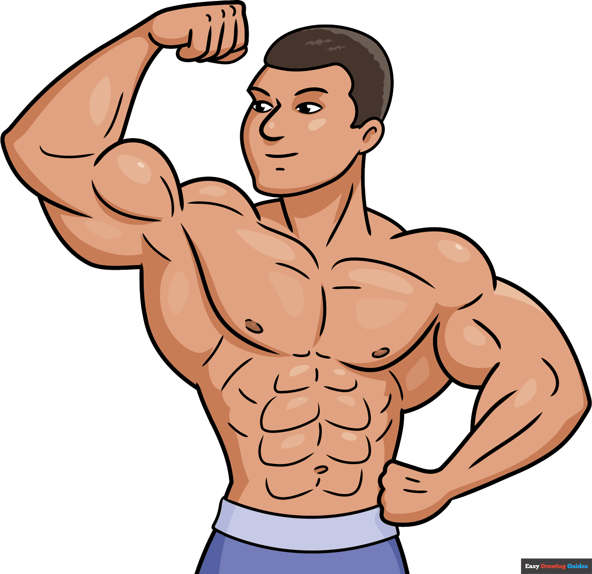 How to Draw a Bodybuilder Featured Image