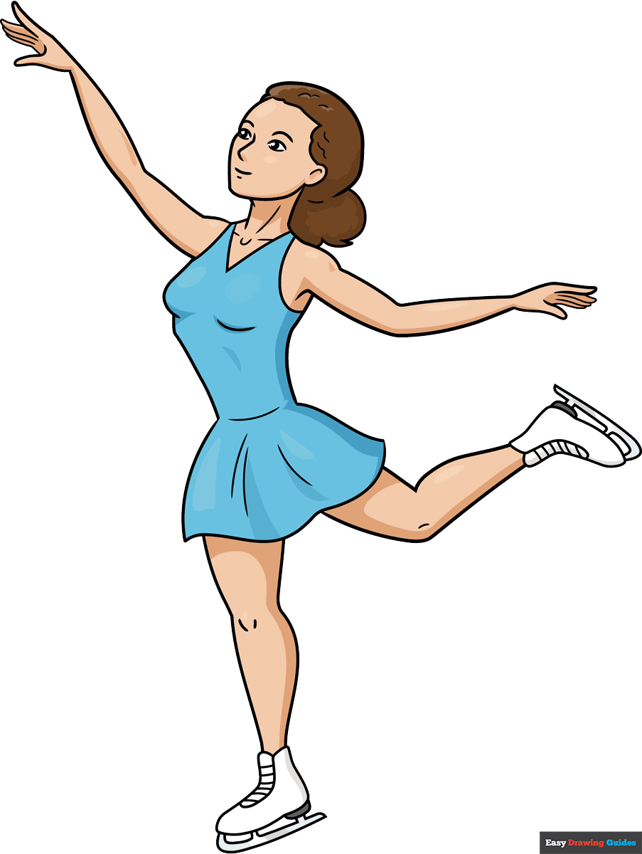 How to Draw Ice Skating Featured Image