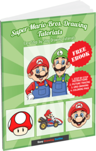 Super Mario Drawing Tutorials - 3D eBook cover