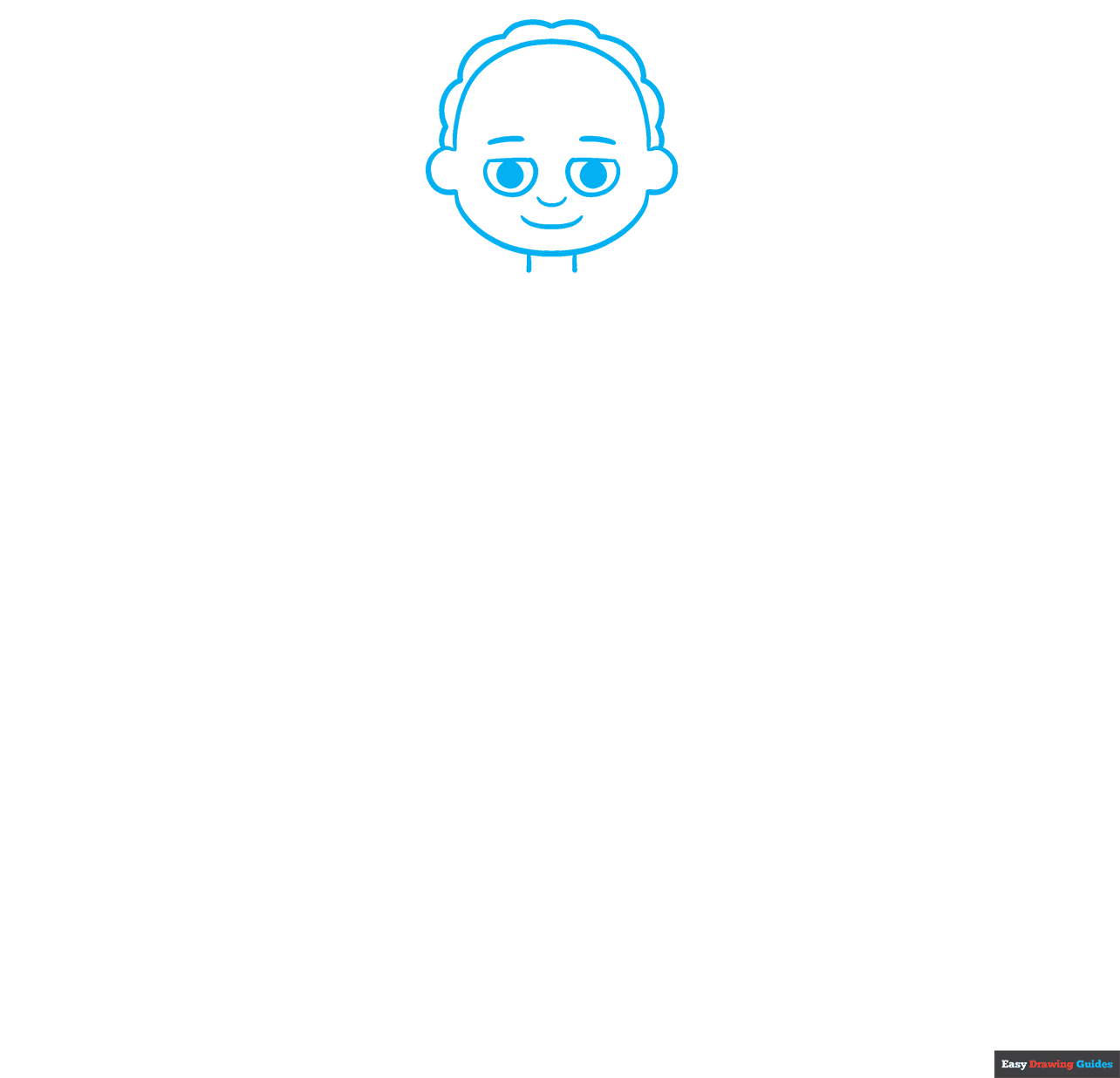 Human Anatomy for Kids step-by-step drawing tutorial: step 1