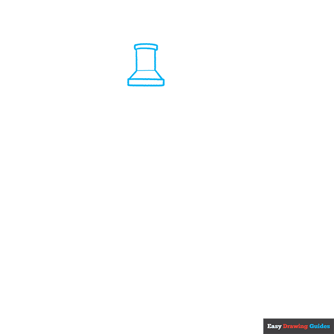 Microscope Diagram for Kids step-by-step drawing tutorial: step 1