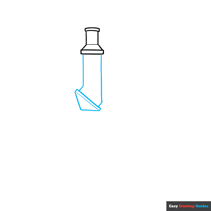 Microscope Diagram for Kids step-by-step drawing tutorial: step 2