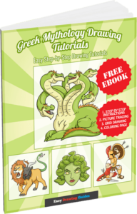 Greek Mythology Drawing Tutorials - 3D eBook cover