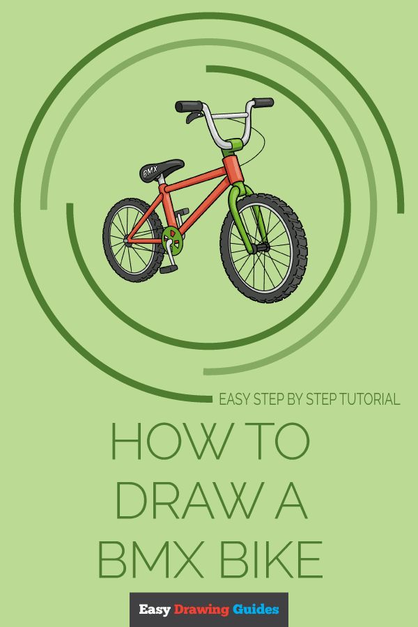 How to Draw a BMX Bike Pinterest Image