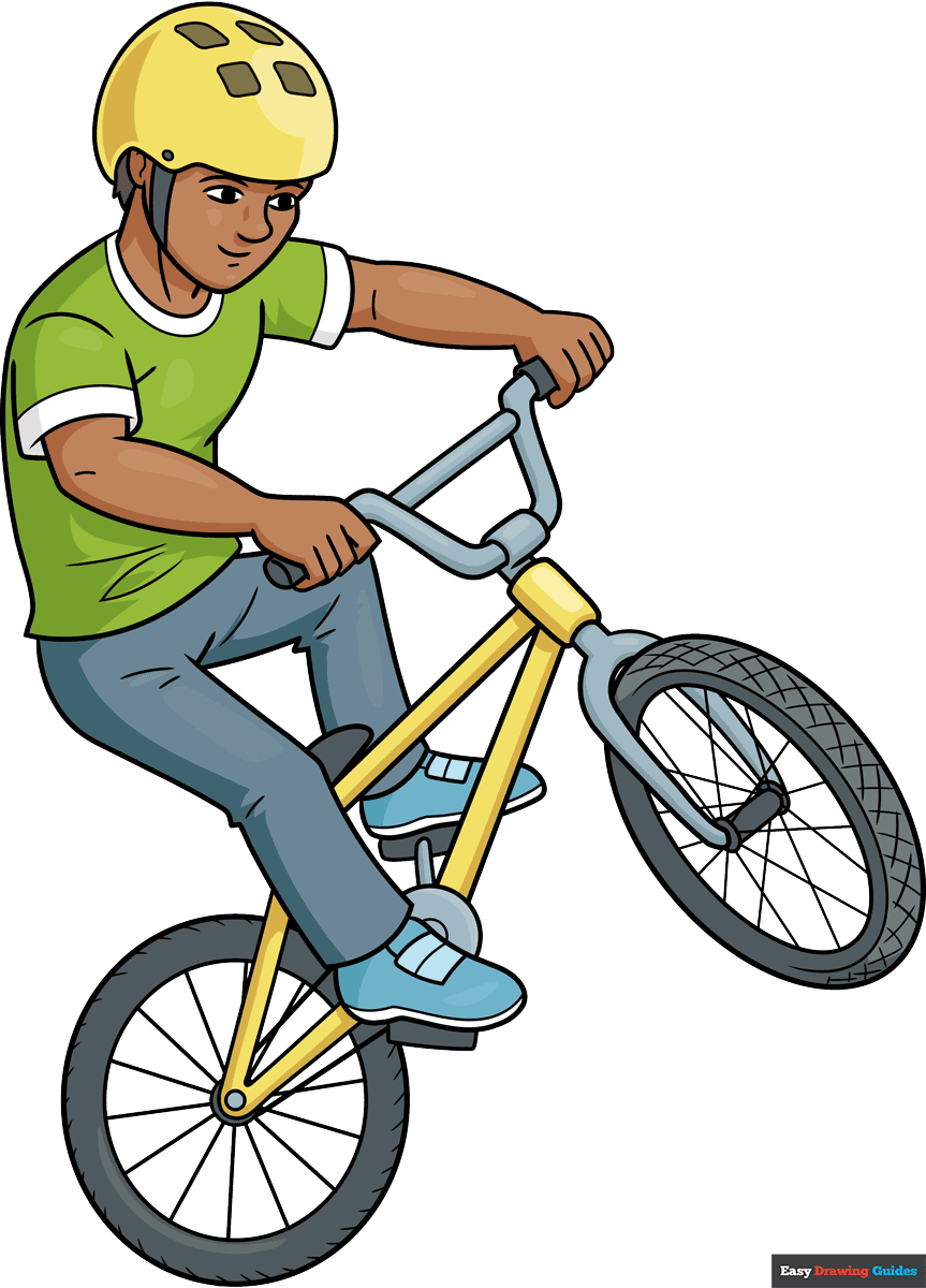 How to Draw a BMX Rider Featured Image