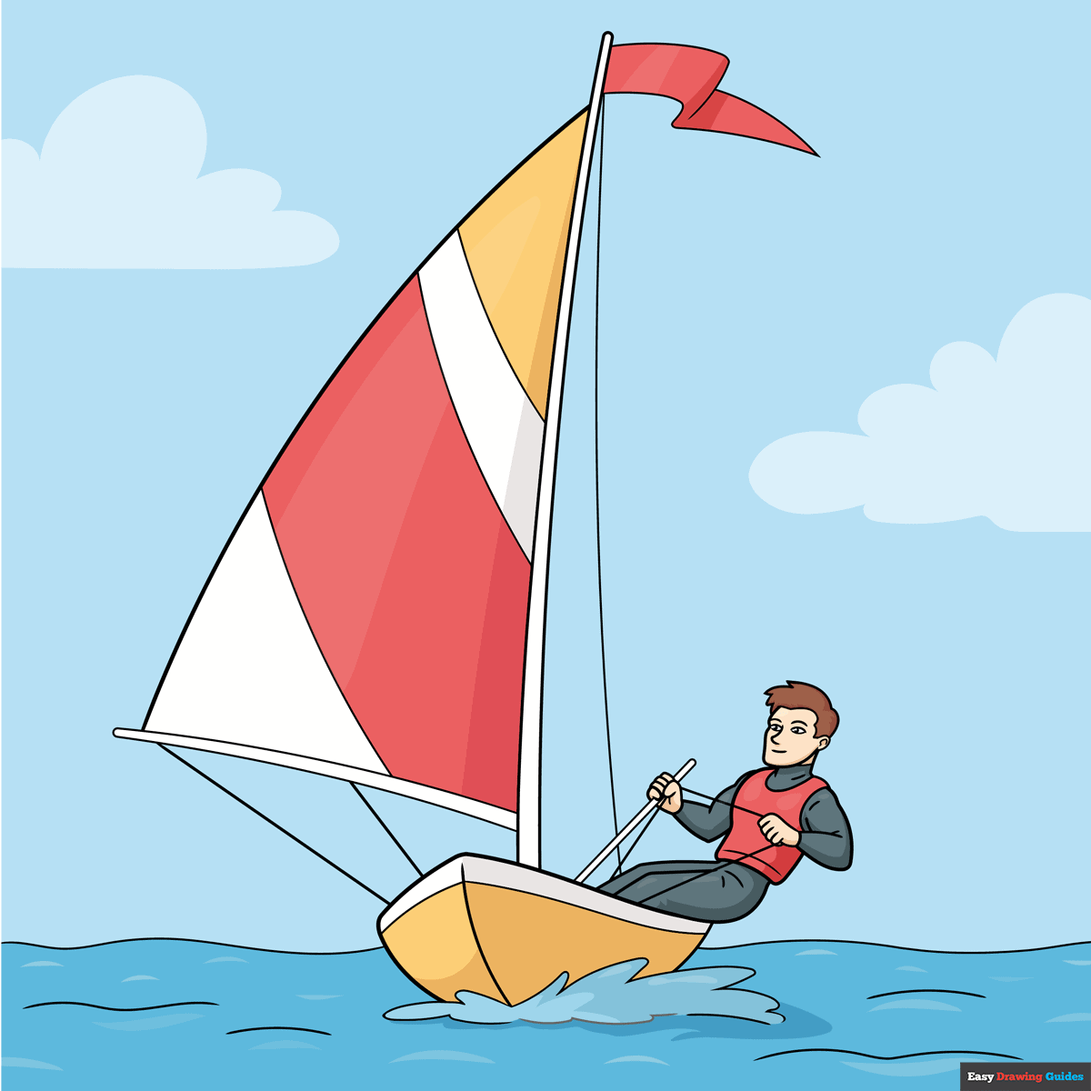 How to Draw Sailing Featured Image