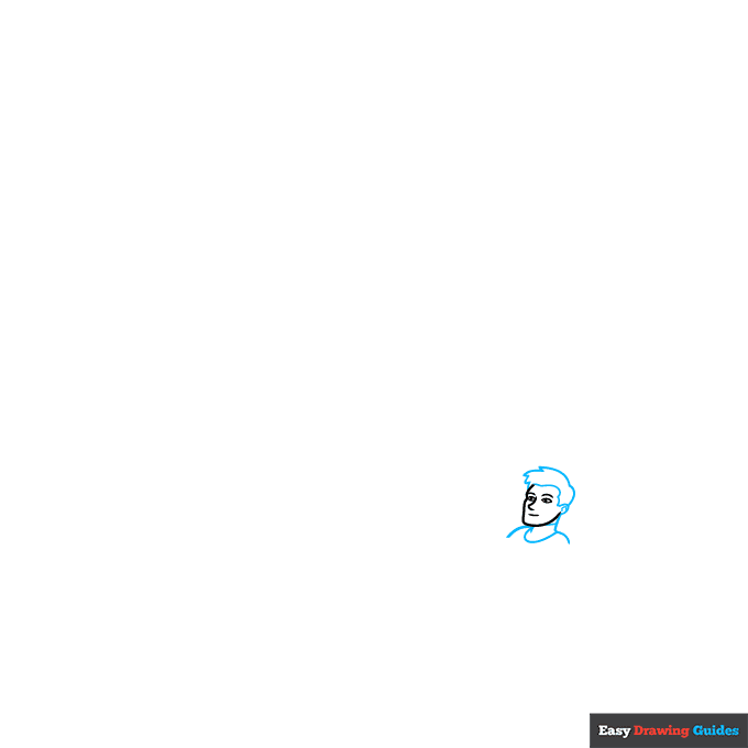 Sailing step-by-step drawing tutorial: step 2