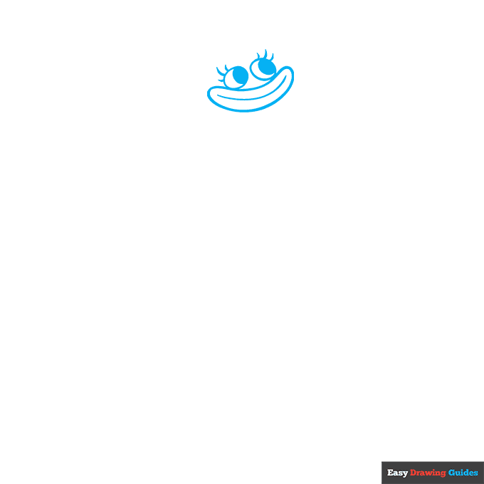 Kissy Missy step-by-step drawing tutorial: step 1