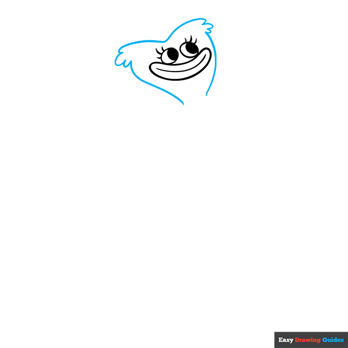 Kissy Missy step-by-step drawing tutorial: step 2