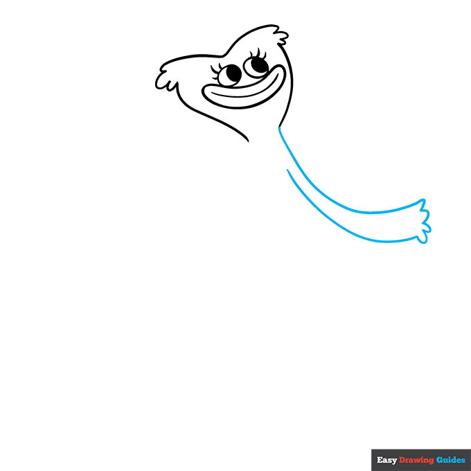 Kissy Missy step-by-step drawing tutorial: step 3