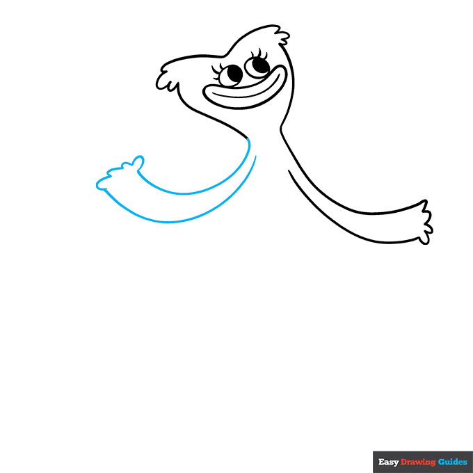 Kissy Missy step-by-step drawing tutorial: step 4