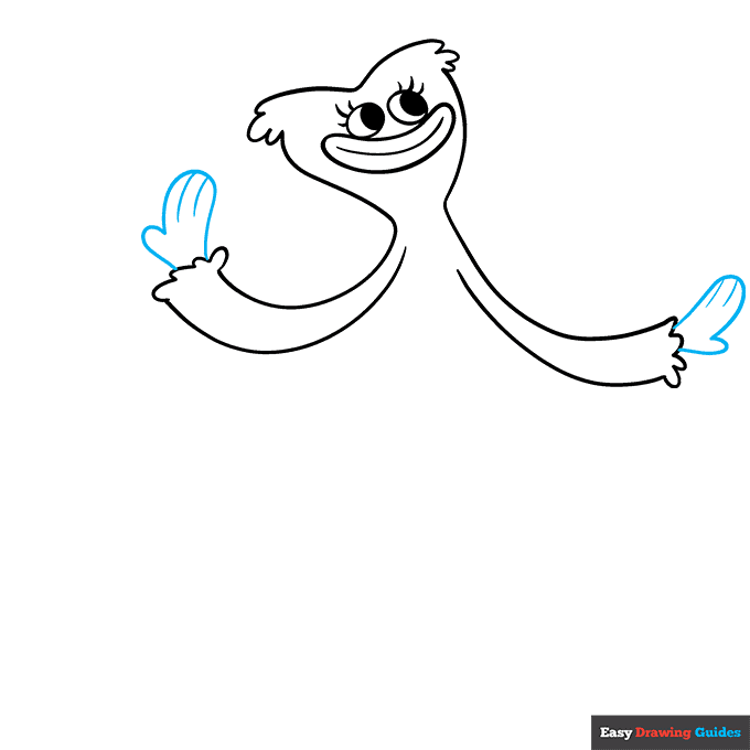 Kissy Missy step-by-step drawing tutorial: step 5