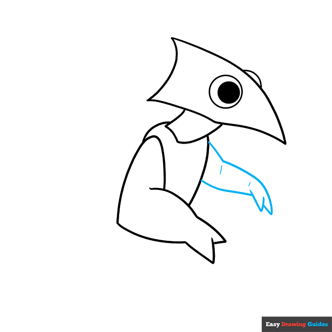 Rainbow Friends Yellow step-by-step drawing tutorial: step 5