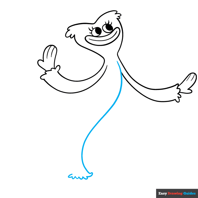 Kissy Missy step-by-step drawing tutorial: step 6