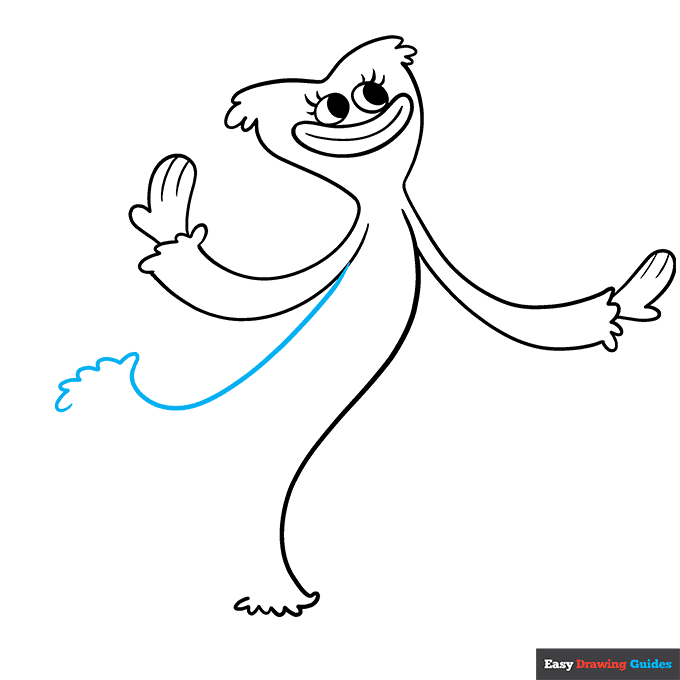 Kissy Missy step-by-step drawing tutorial: step 7