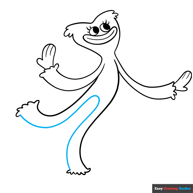 Kissy Missy step-by-step drawing tutorial: step 8