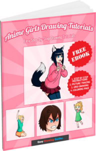Anime Girls Drawing Tutorials - 3D eBook cover