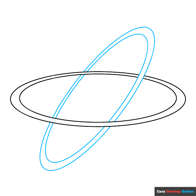 Atom Structure Diagram for Kids step-by-step drawing tutorial: step 2