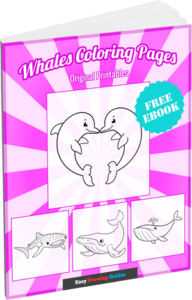 Whales Coloring Pages 3D Cover Image