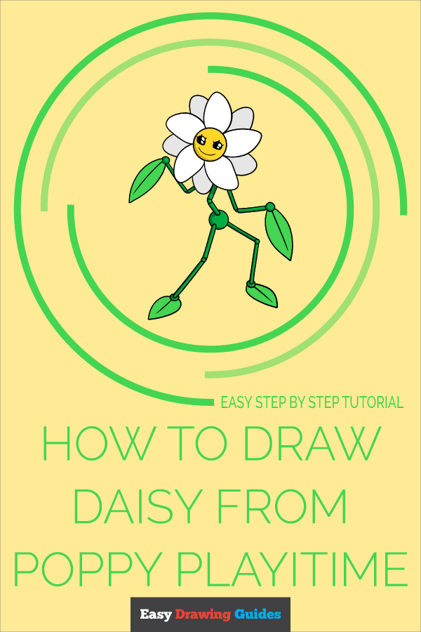 How to Draw Daisy from Poppy Playtime Pinterest Image