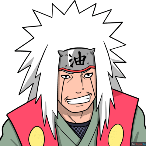 How to Draw Jiraiya Featured Image
