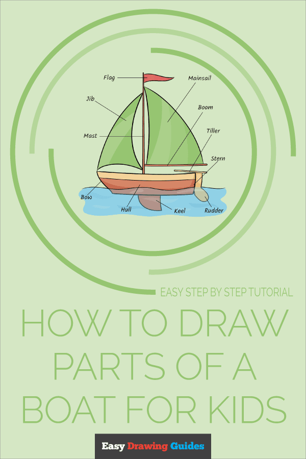 How to Draw Parts of a Boat for Kids Pinterest Image