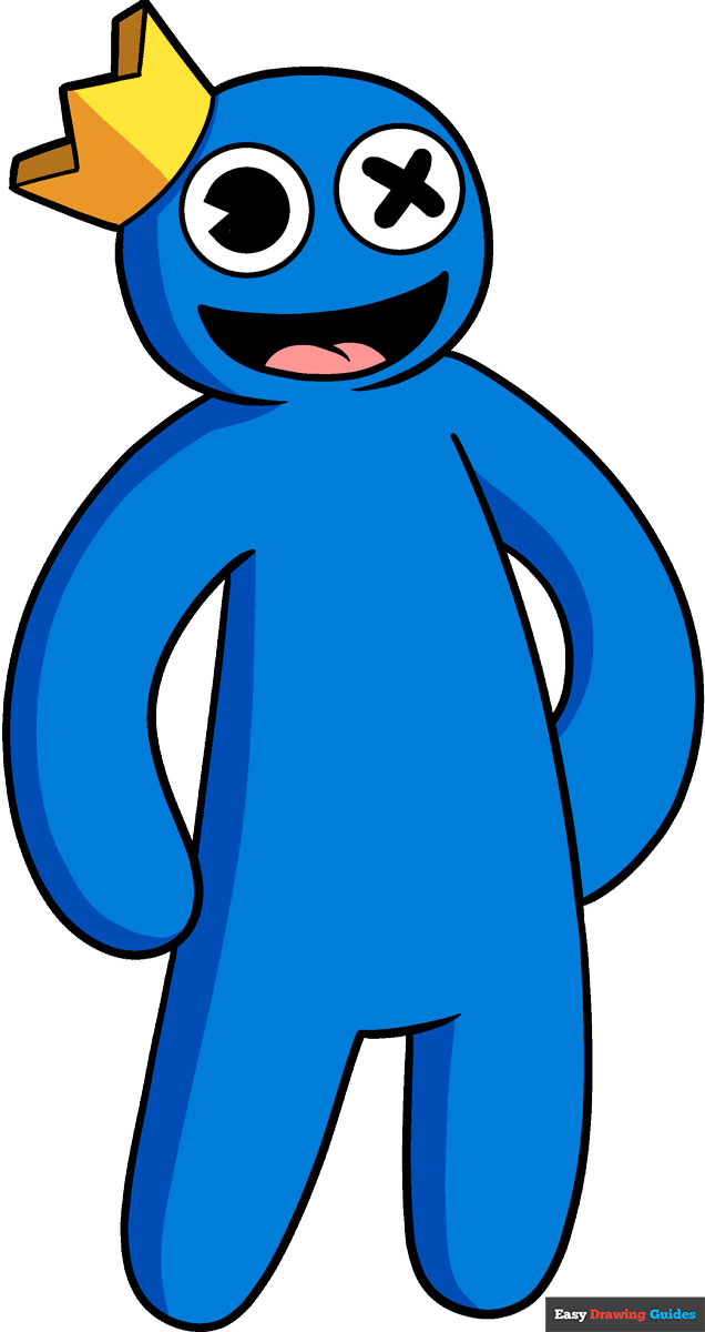 How to Draw Rainbow Friends Blue Featured Image