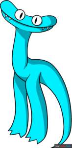 How to Draw Rainbow Friends Cyan Featured Image