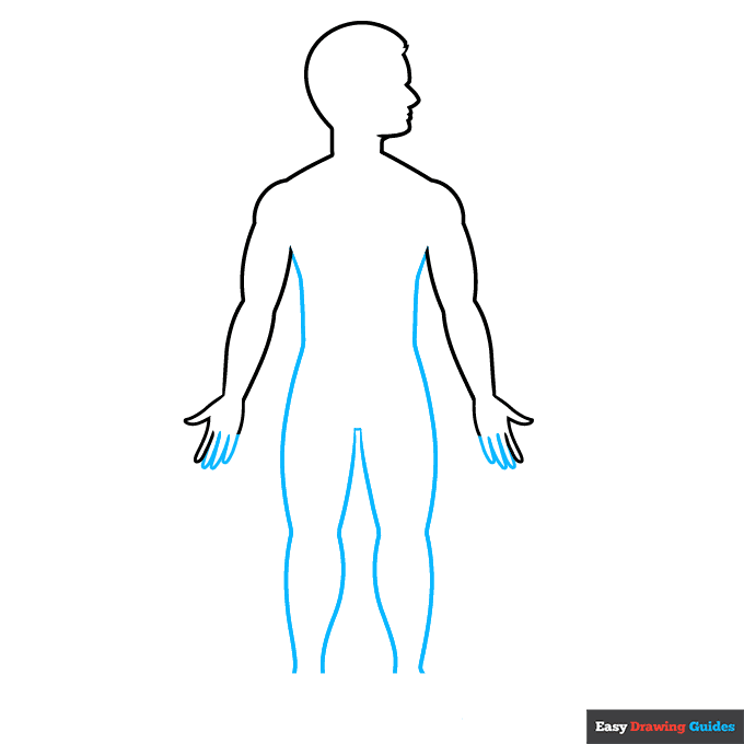 Nervous System for Kids step-by-step drawing tutorial: step 3