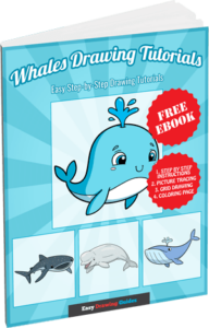 Whales Drawing Tutorials - 3D eBook cover