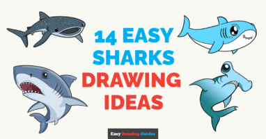 14 Easy Sharks Step-by-Step Drawing Tutorials