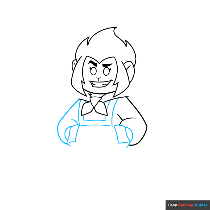 Monkie Kid step-by-step drawing tutorial: step 4