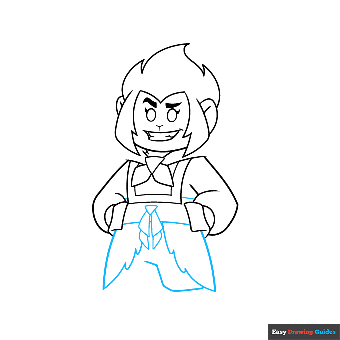 Monkie Kid step-by-step drawing tutorial: step 5