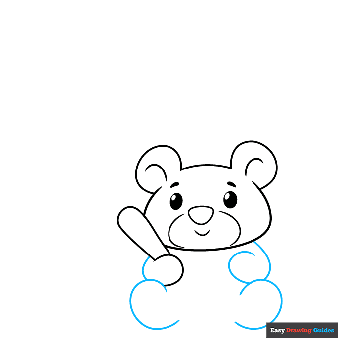 Get Well Soon Card step-by-step drawing tutorial: step 4